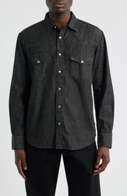 EDWIN Denim Western Button-Up Shirt