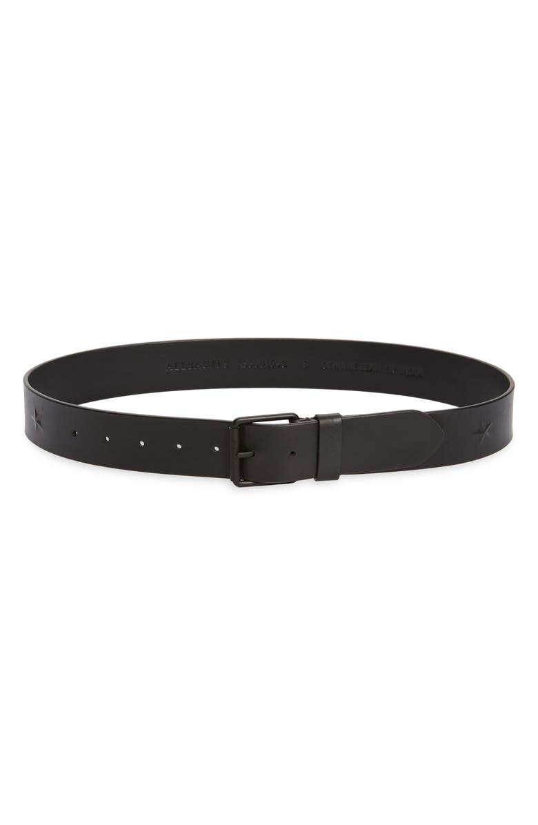 AllSaints Star Studded Belt, Main, color, 