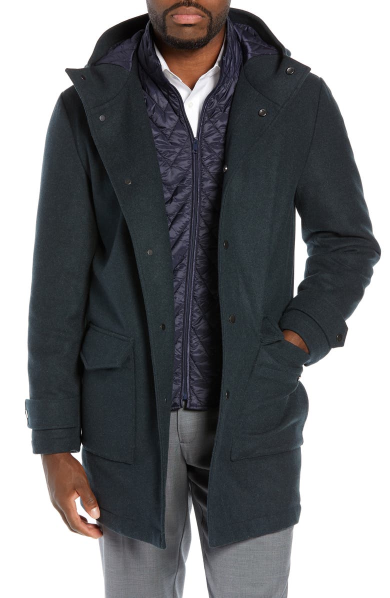 Bonobos Slim Fit Tech Wool Blend Field Jacket, Main, color,
