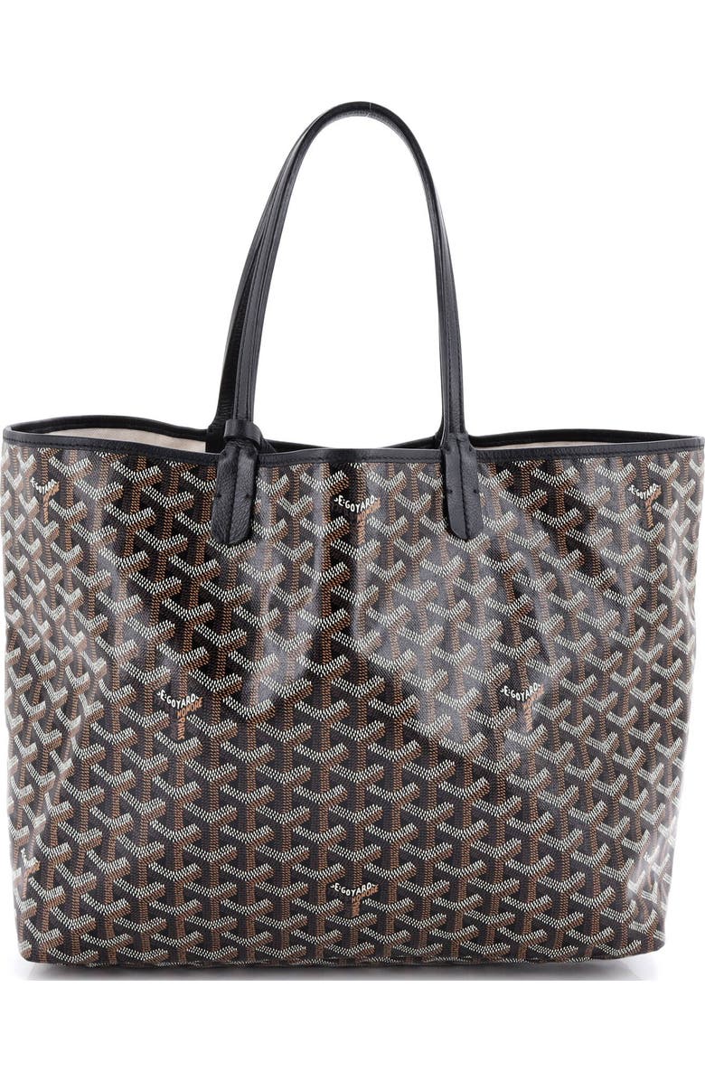 Pre-Owned Goyard Saint Louis Tote Coated Canvas PM, Alternate, color, Black