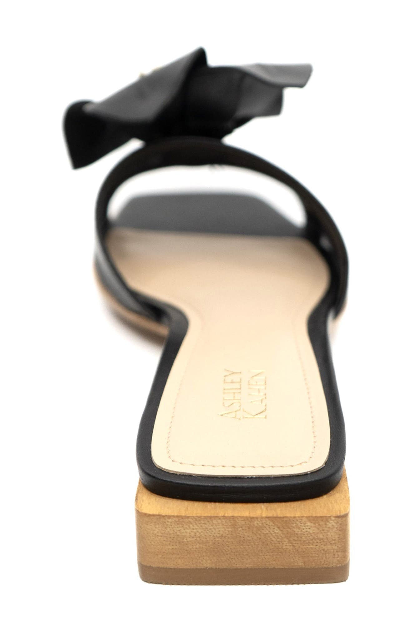 Blossom Slide Sandal, Alternate, color, BLACK