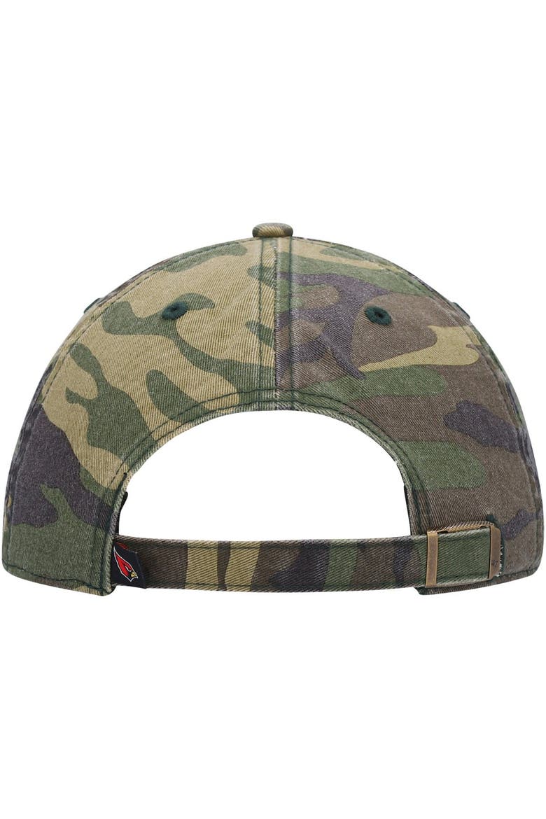Men's '47 Camo Arizona Cardinals Woodland Clean Up Adjustable Hat, Alternate, color, Camo