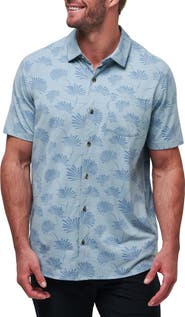 TravisMathew Rum Ration Stretch Short Sleeve Button-Up Shirt