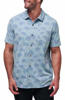 TravisMathew Rum Ration Stretch Short Sleeve Button-Up Shirt