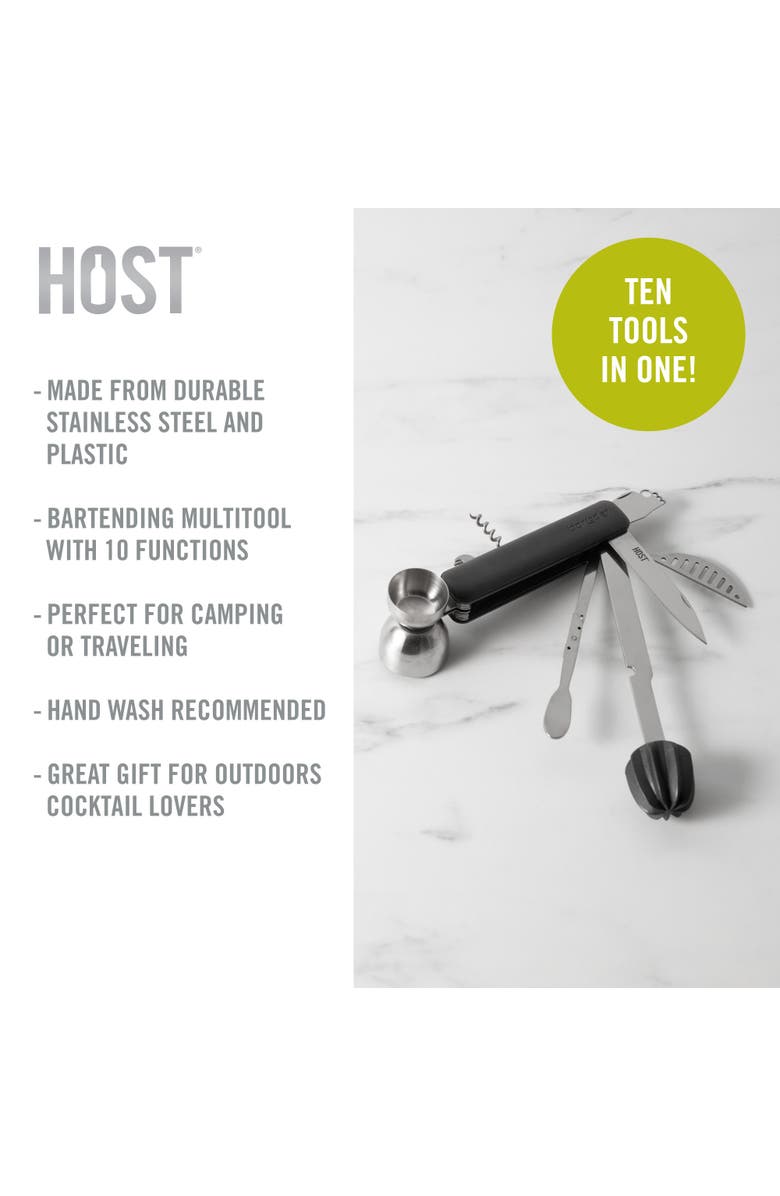 HOST Bar10der 10-in-1 Tool, Alternate, color, Black