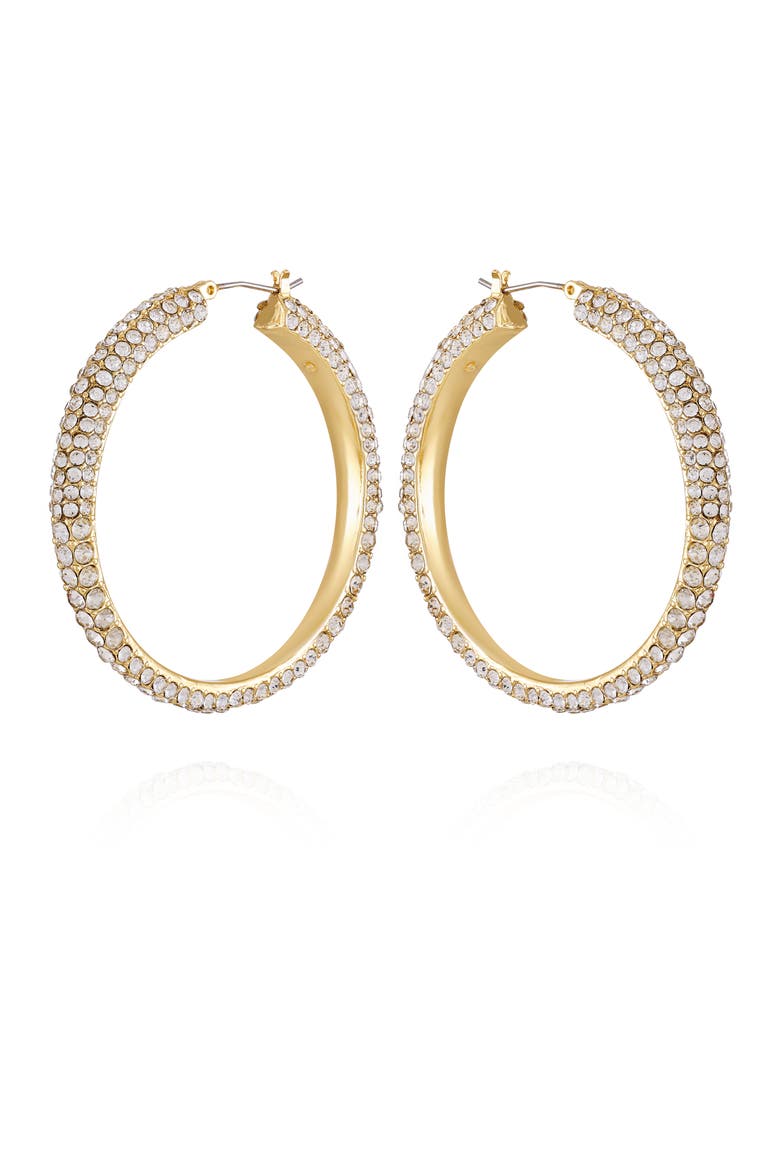Gold- Hoop Earrings, Alternate, color, 14K Gold Plated