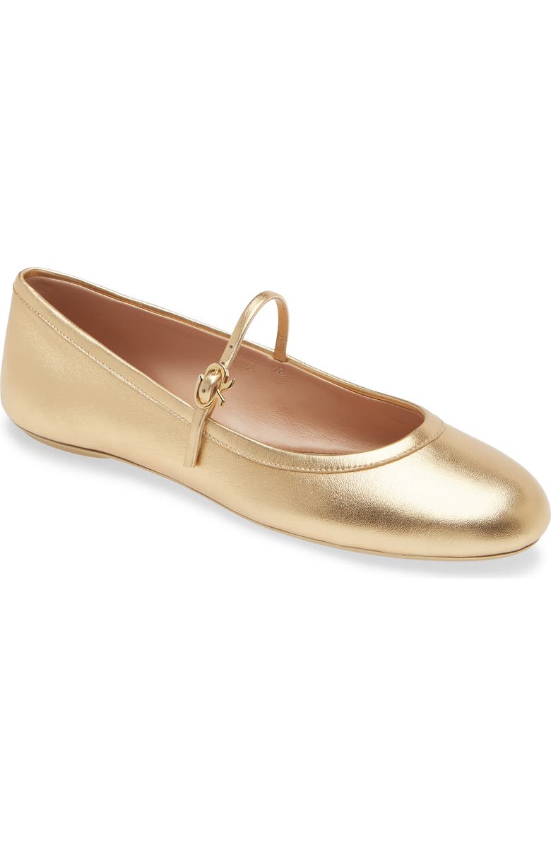 Gianvito Rossi Carla Mary Jane Ballet Flat, Main, color,