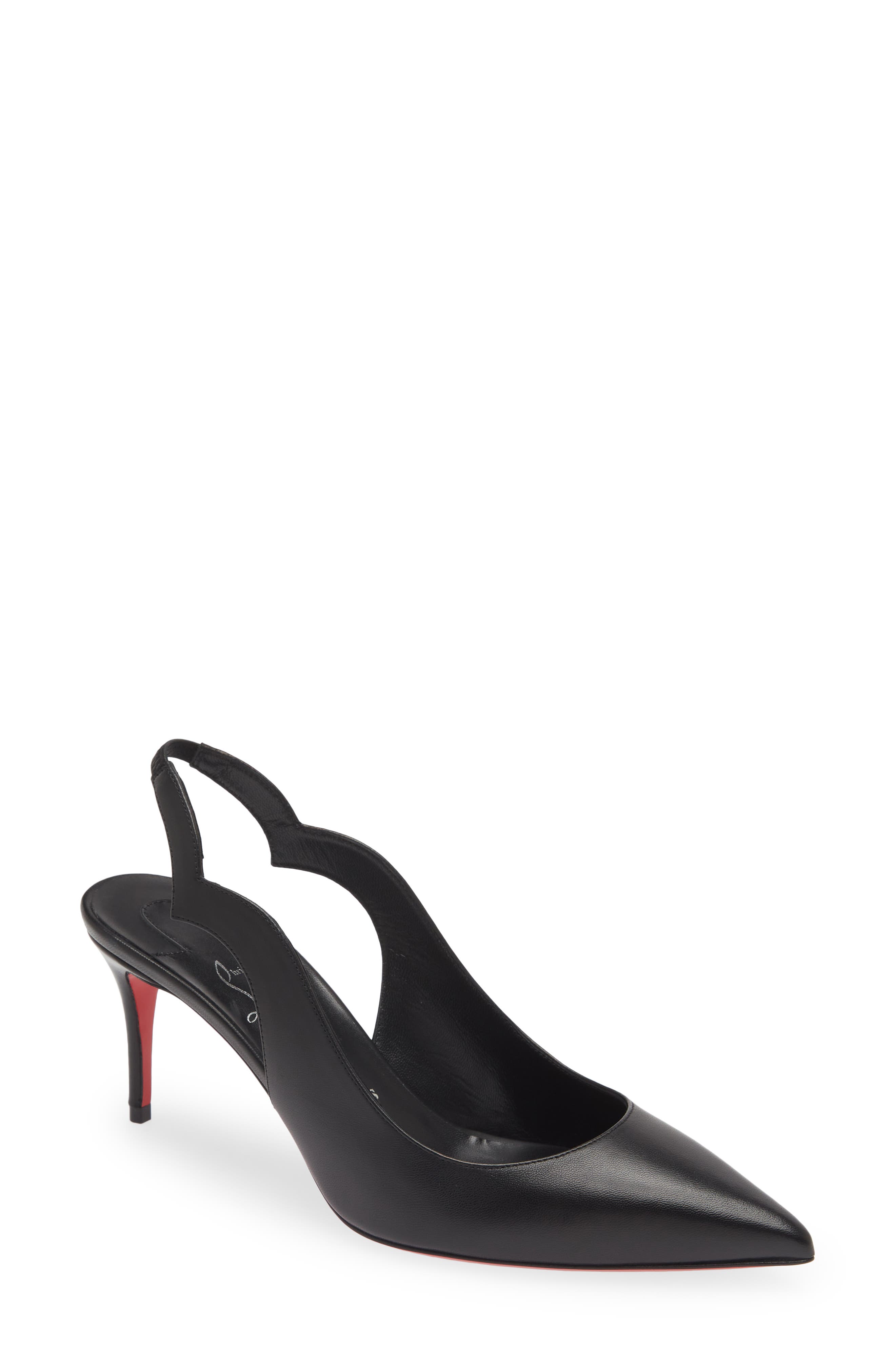 Christian Louboutin Hot Chick Pointed Toe Slingback Pump, Main, color, 