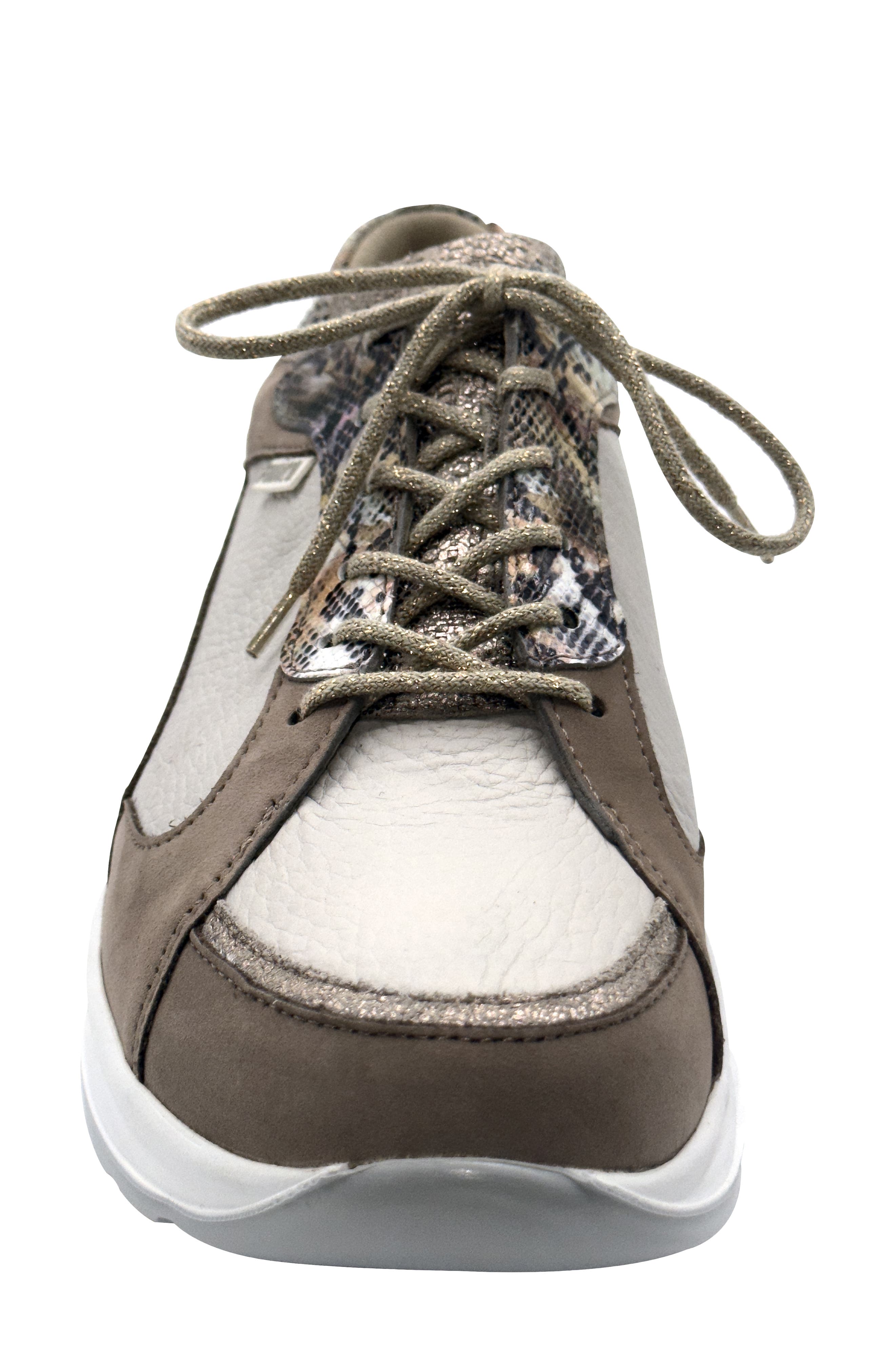 Piccadilly Sneaker, Alternate, color, GRAVEL/ BEIGE