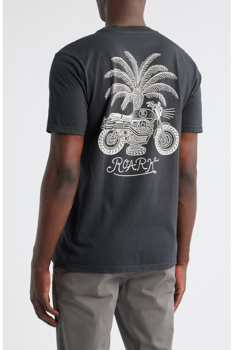 Moto Graphic T-Shirt, Alternate, color, BLACK