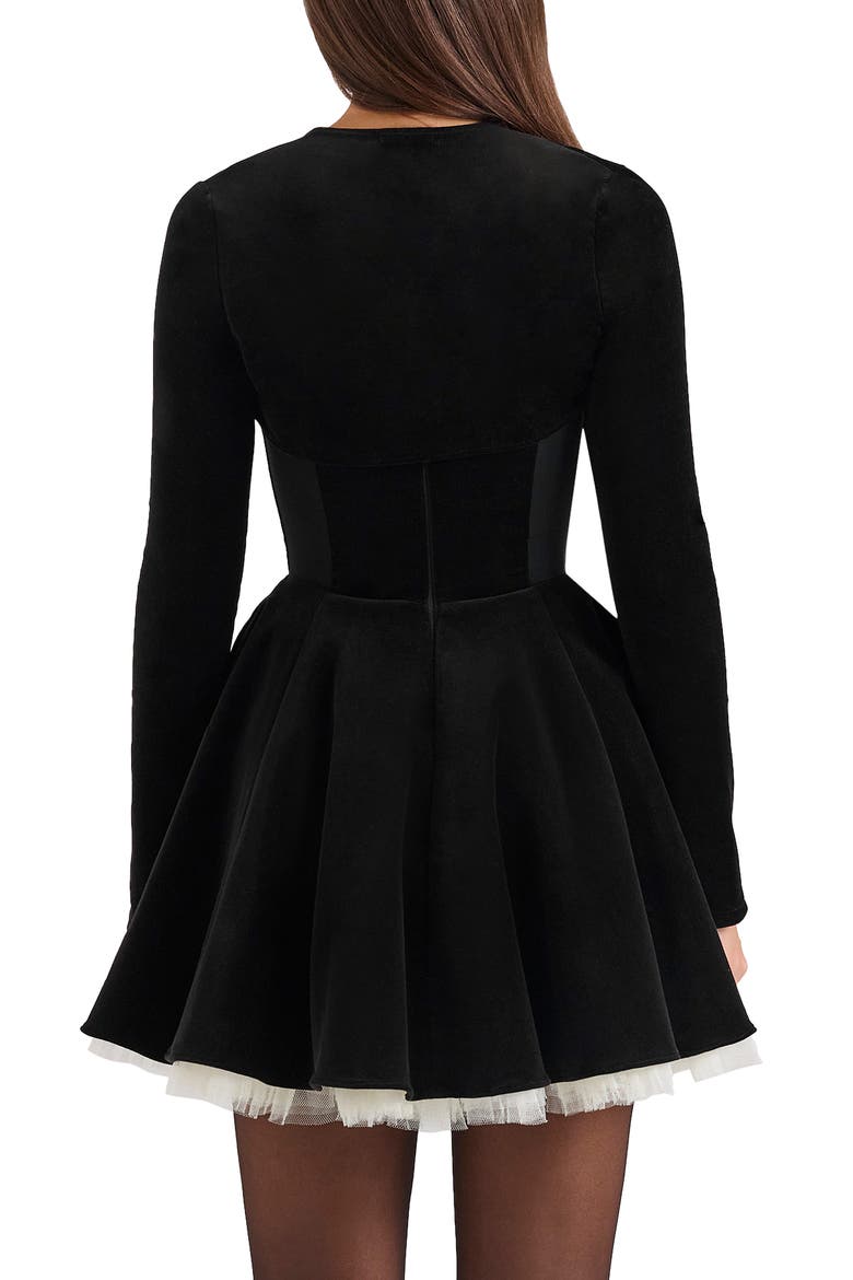 Harmony Velvet Bolero, Alternate, color, BLACK