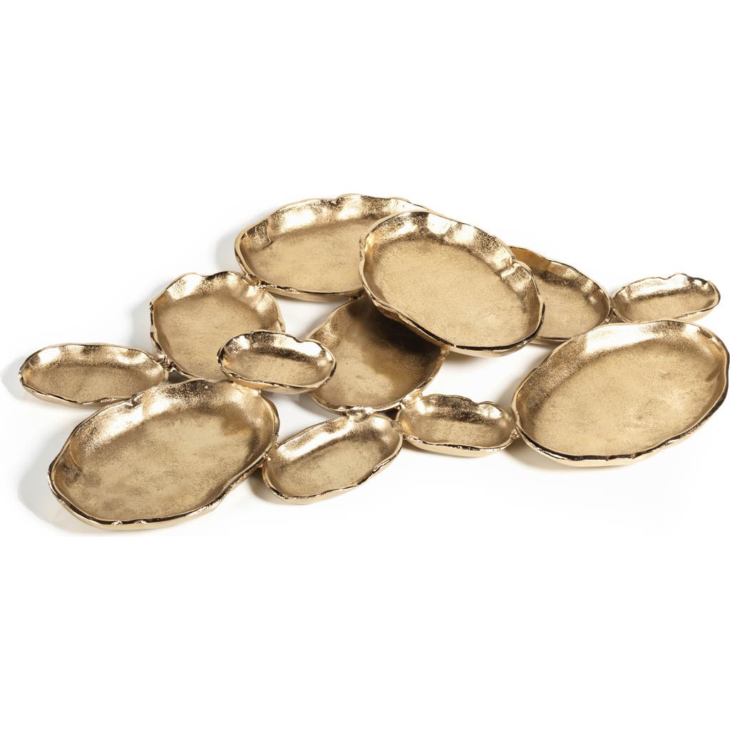 Zodax Cluster Serving Tray In Gold
