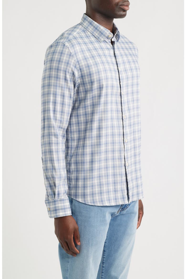 Movement Monterrey Plaid Button-Up Shirt, Alternate, color, SAILOR LAKE CHECK