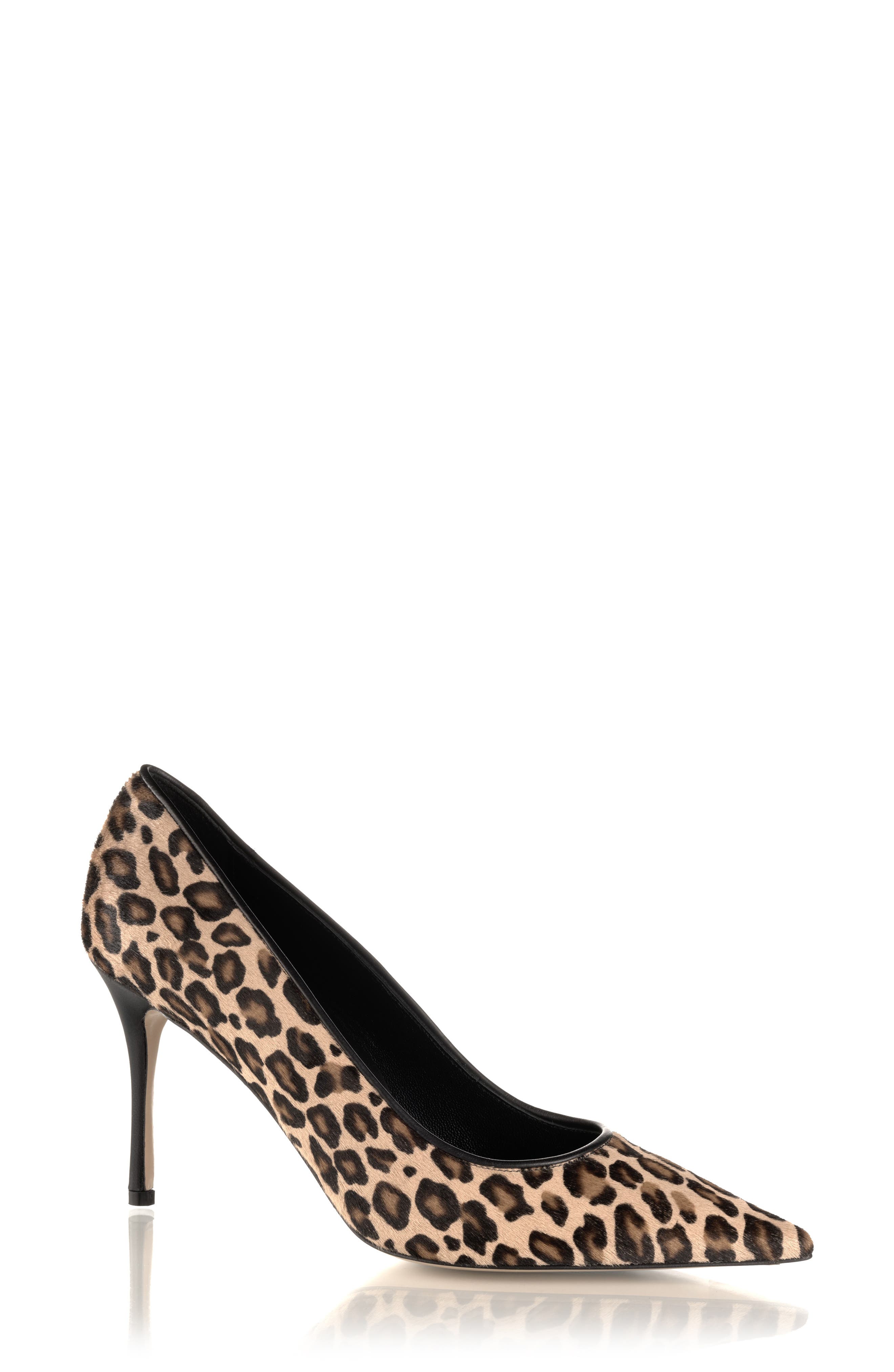 MARION PARKE Classic Pointed Toe Pump in Leopard 