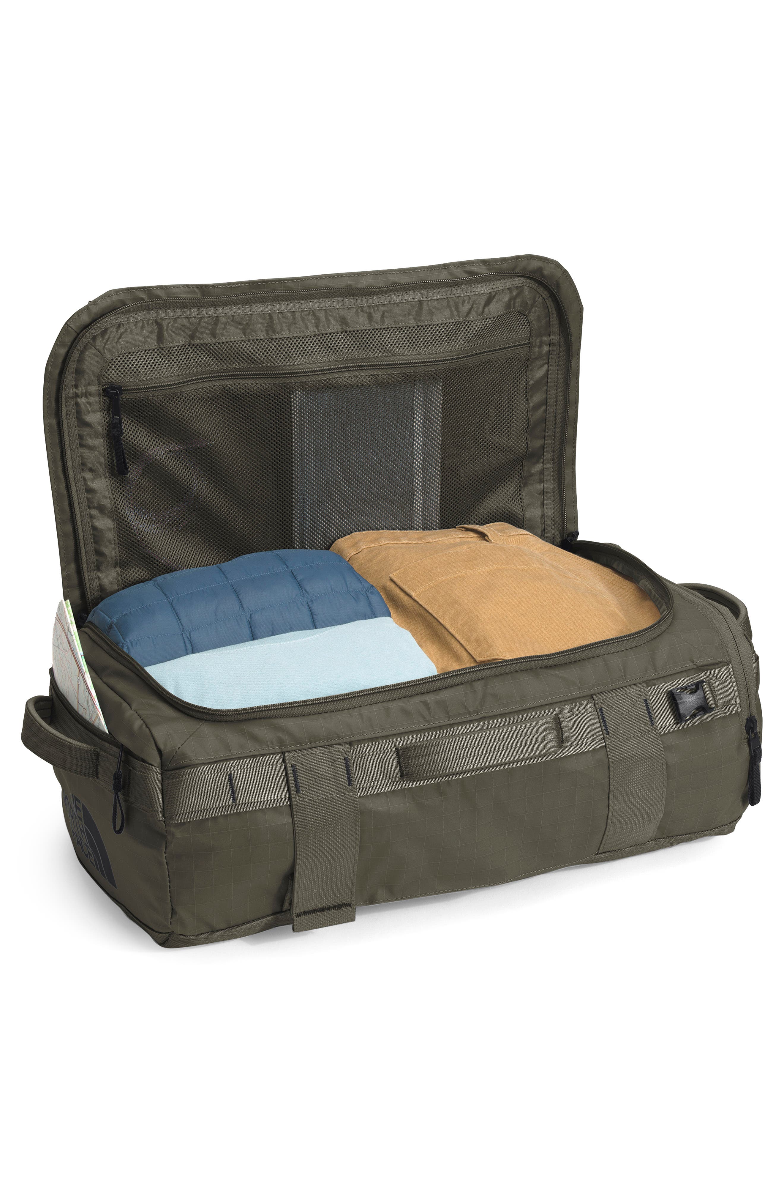 The North Face Base Camp Voyager 32L Duffle Bag, Alternate, color, New Taupe Green/ Tnf Black