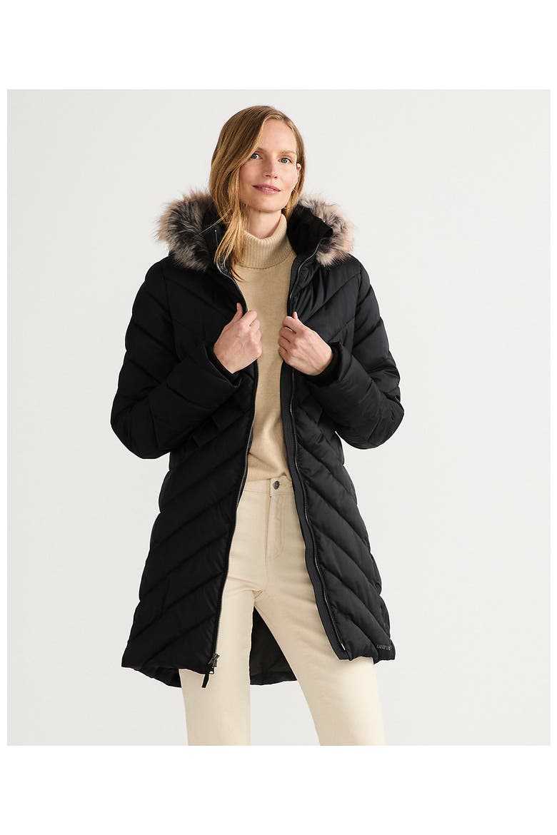 Plus Size Featherfree Cozy Fleece Lined Winter Coat, Alternate, color, Black