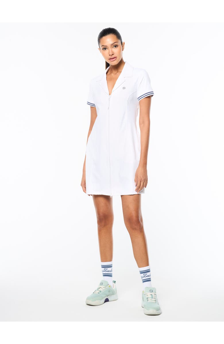 Sergio Tacchini Silvia Dress, Main, color, Brilliant White