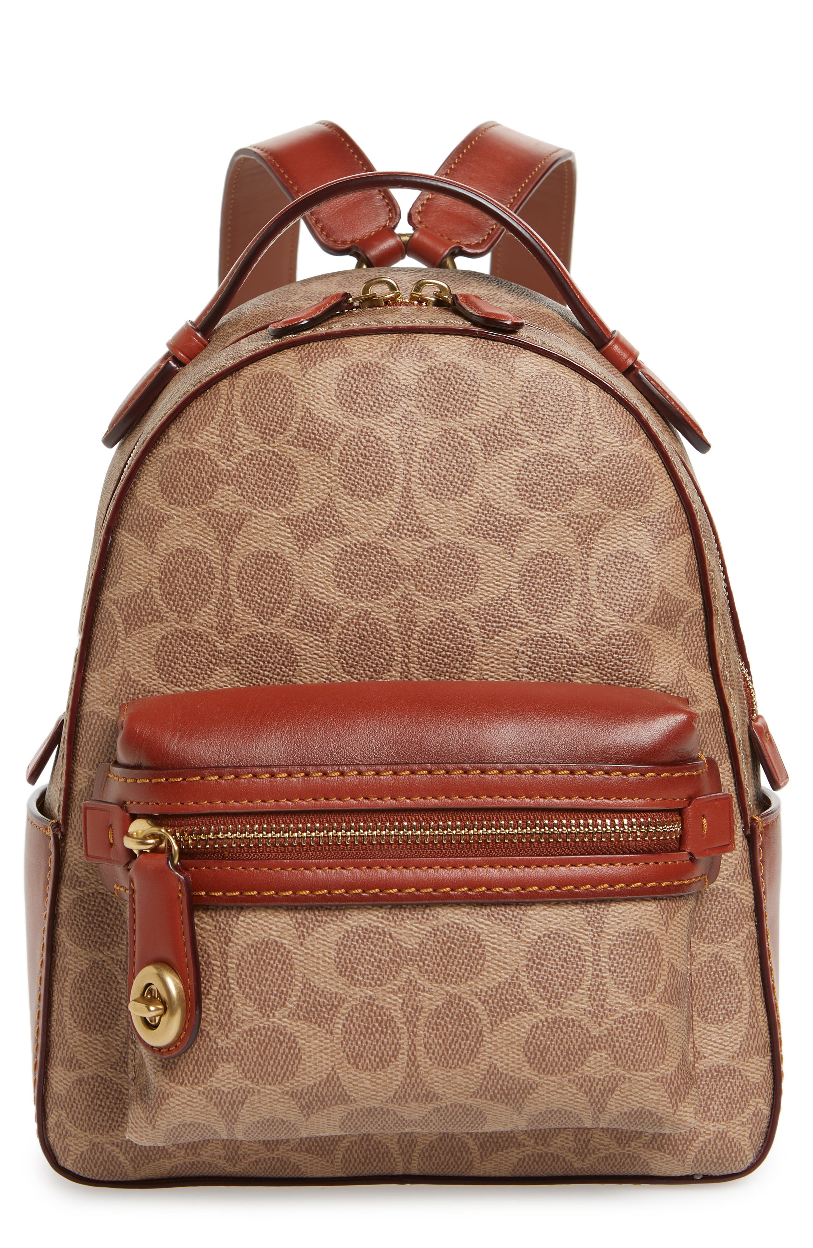 COACH 1941 Signature Canvas Campus 23 Backpack, Main, color, 