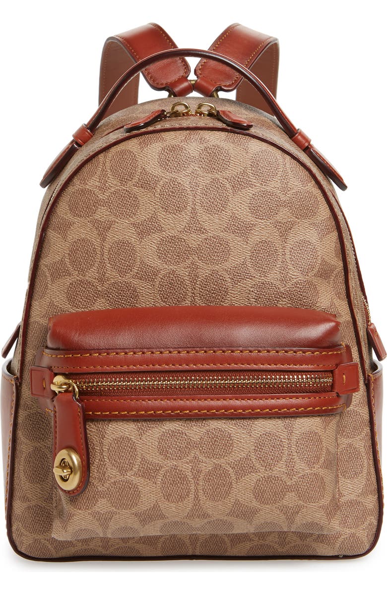 COACH 1941 Signature Canvas Campus 23 Backpack, Main, color,