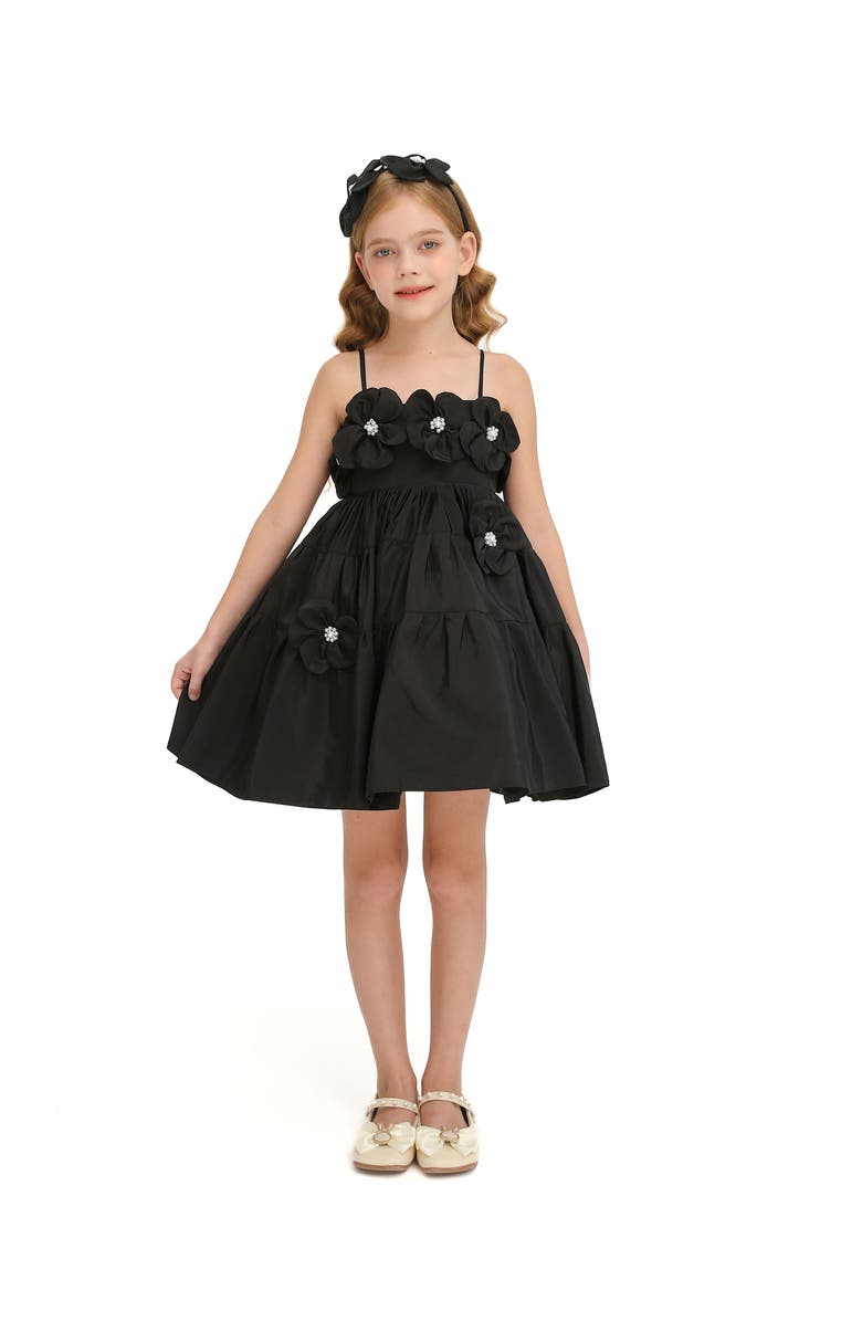 Mimi Tutu Buttercup Ravenna Dress, Main, color, Black