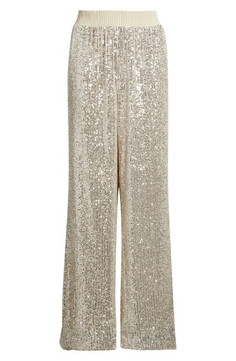 Tilloi Sequin Wide Leg Pants