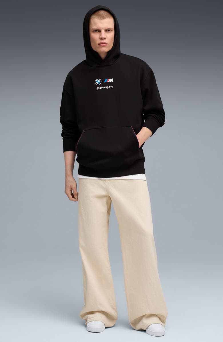 PUMA x BMW M Motorsport Graphic Hoodie, Alternate, color, Puma Black