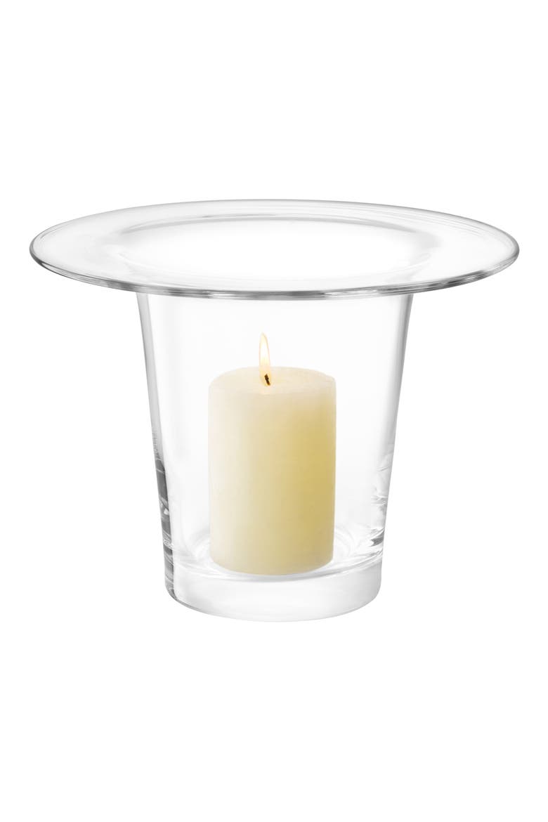 Victoria Glass Vase/Lantern, Alternate, color, CLEAR