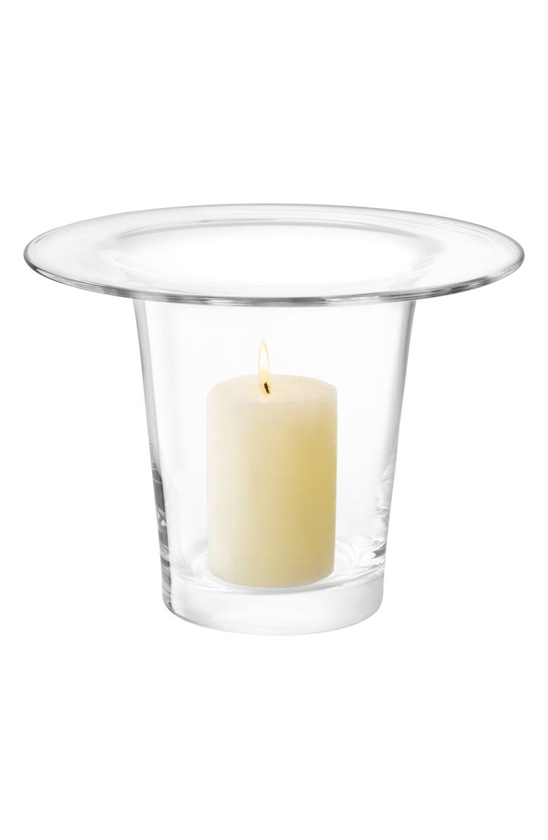 LSA Victoria Glass Vase/Lantern, Alternate, color, Clear