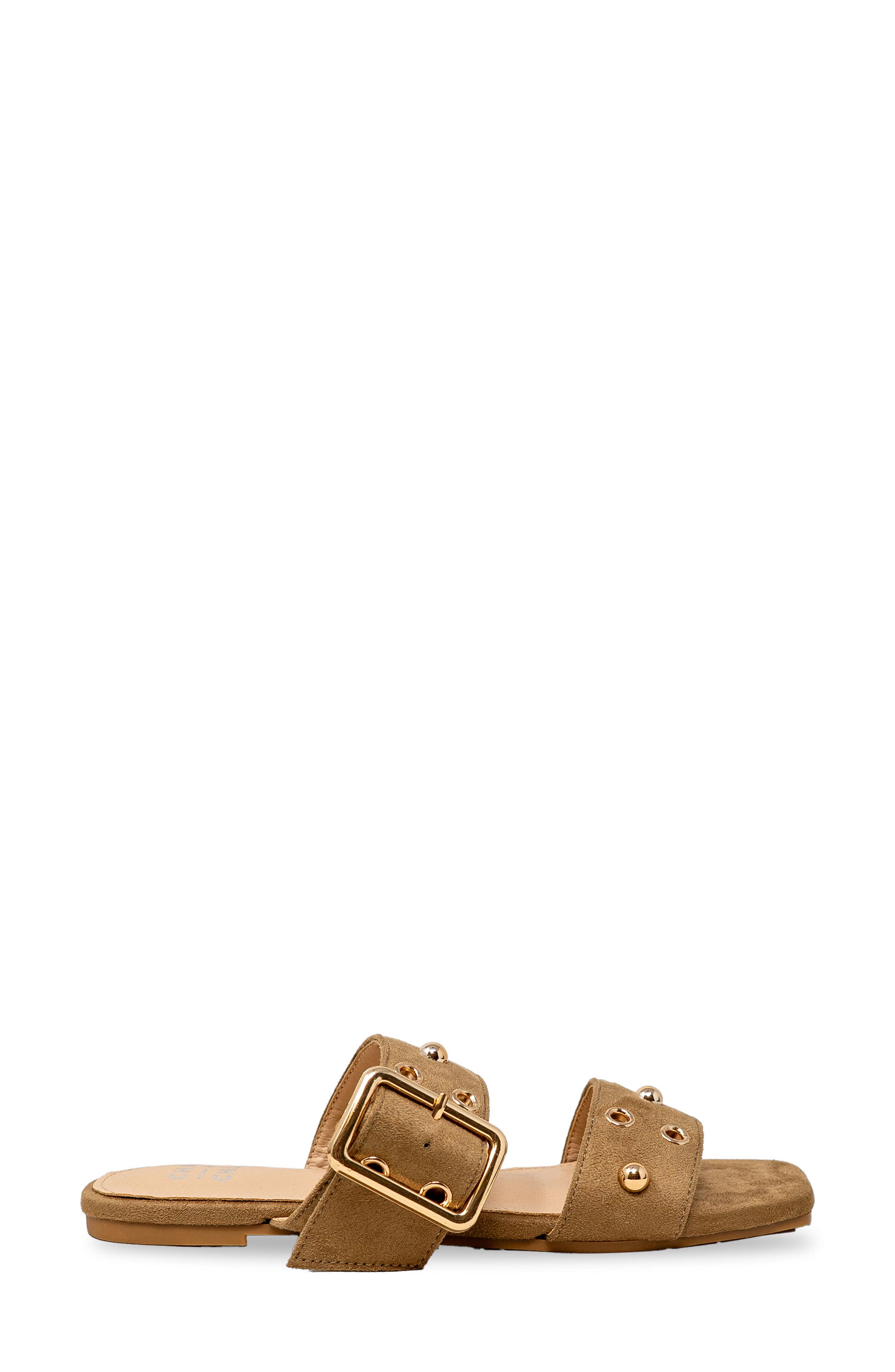 Eve Double Strap Slide Sandal, Alternate, color, TAUPE SUEDE