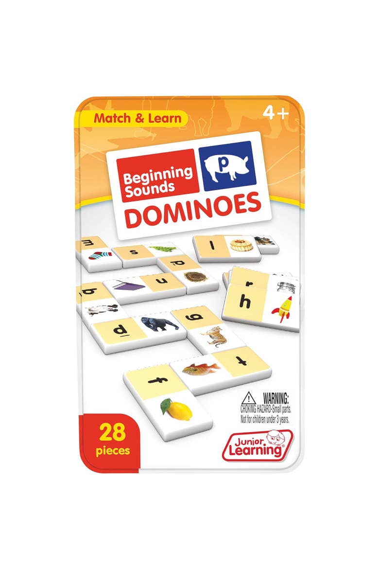 Beginning Sounds Dominoes, Alternate, color, Multicolored