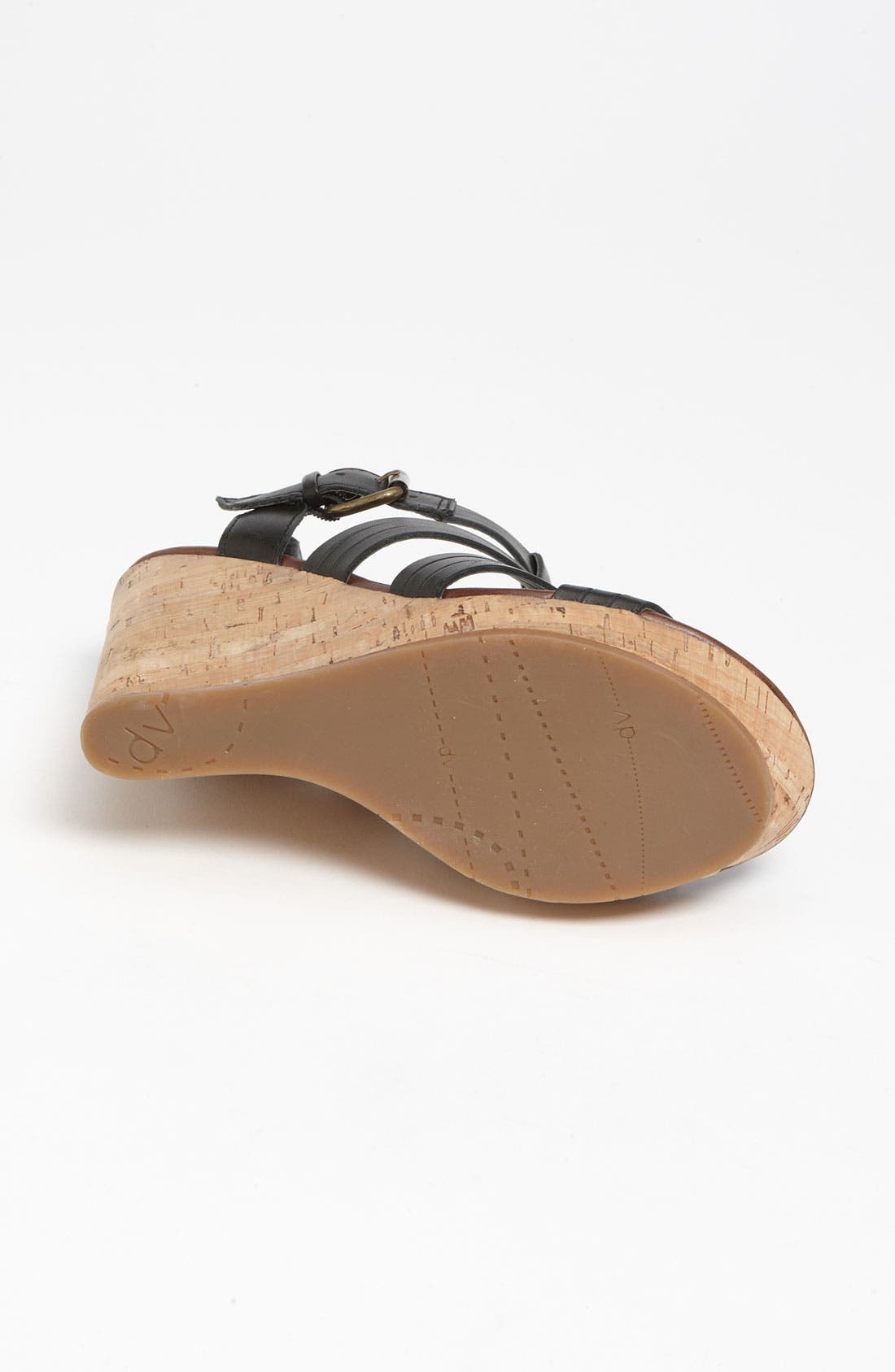 DV by Dolce Vita 'Shellie' Sandal, Alternate, color, BLACK LEATHER