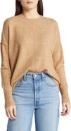 Vince Camuto Exposed Seam Crewneck Sweater
