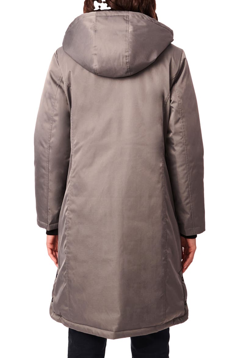 Micro Breathable Water Resistant Recycled Polyester Raincoat, Alternate, color, COBBLESTONE