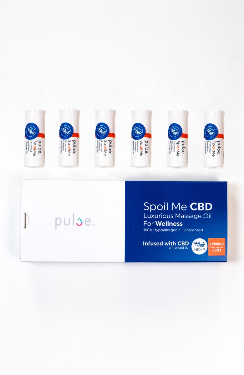 PULSE Spoil Me Unscented Luxurious Massage Oil with CBD, Main, color, 