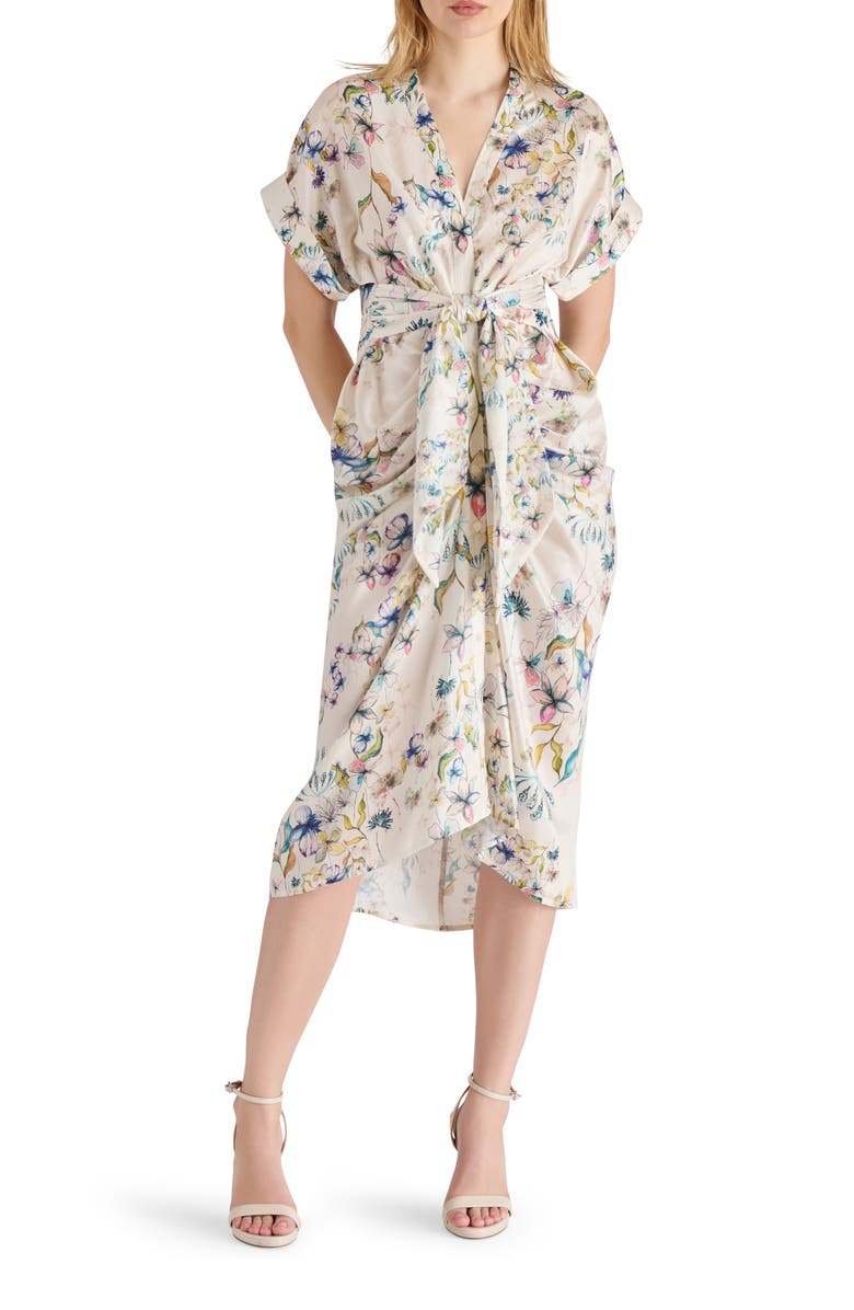 Steve Madden Tony Tie Waist Dress, Main, color,