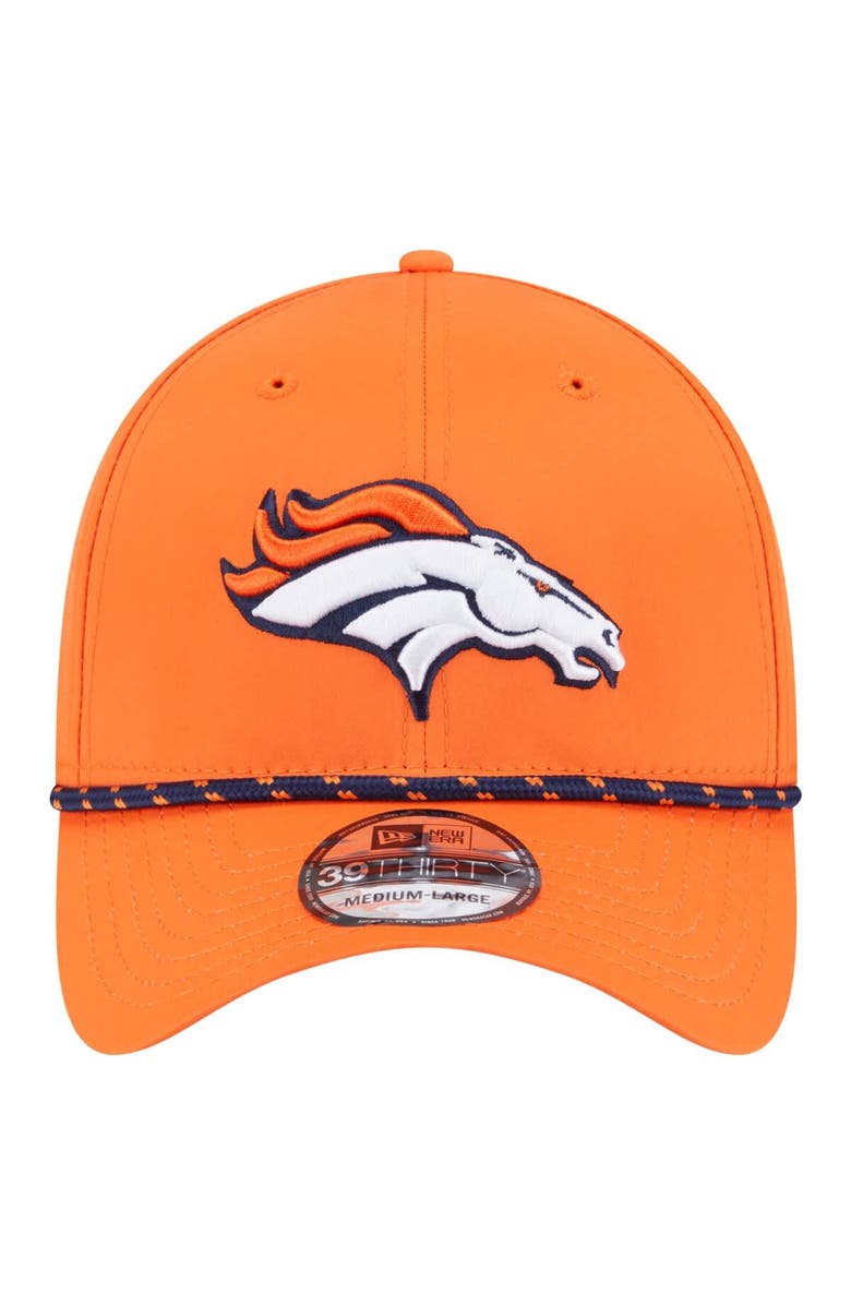 New Era Men's New Era Orange Denver Broncos Perforated 39THIRTY Flex Hat, Alternate, color, Orange