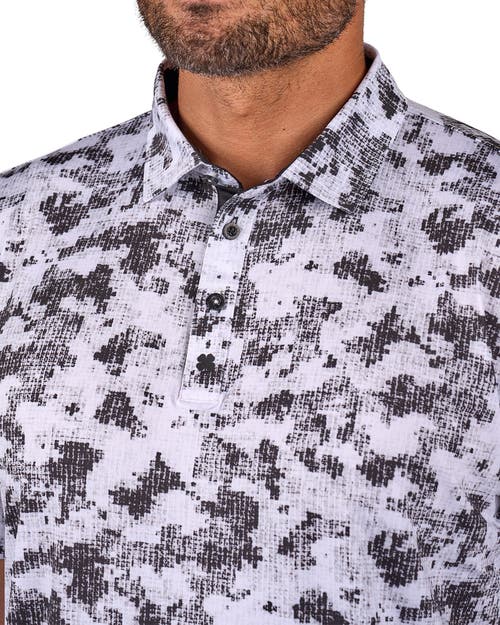 Black Clover Black Smoke Polo In Multi