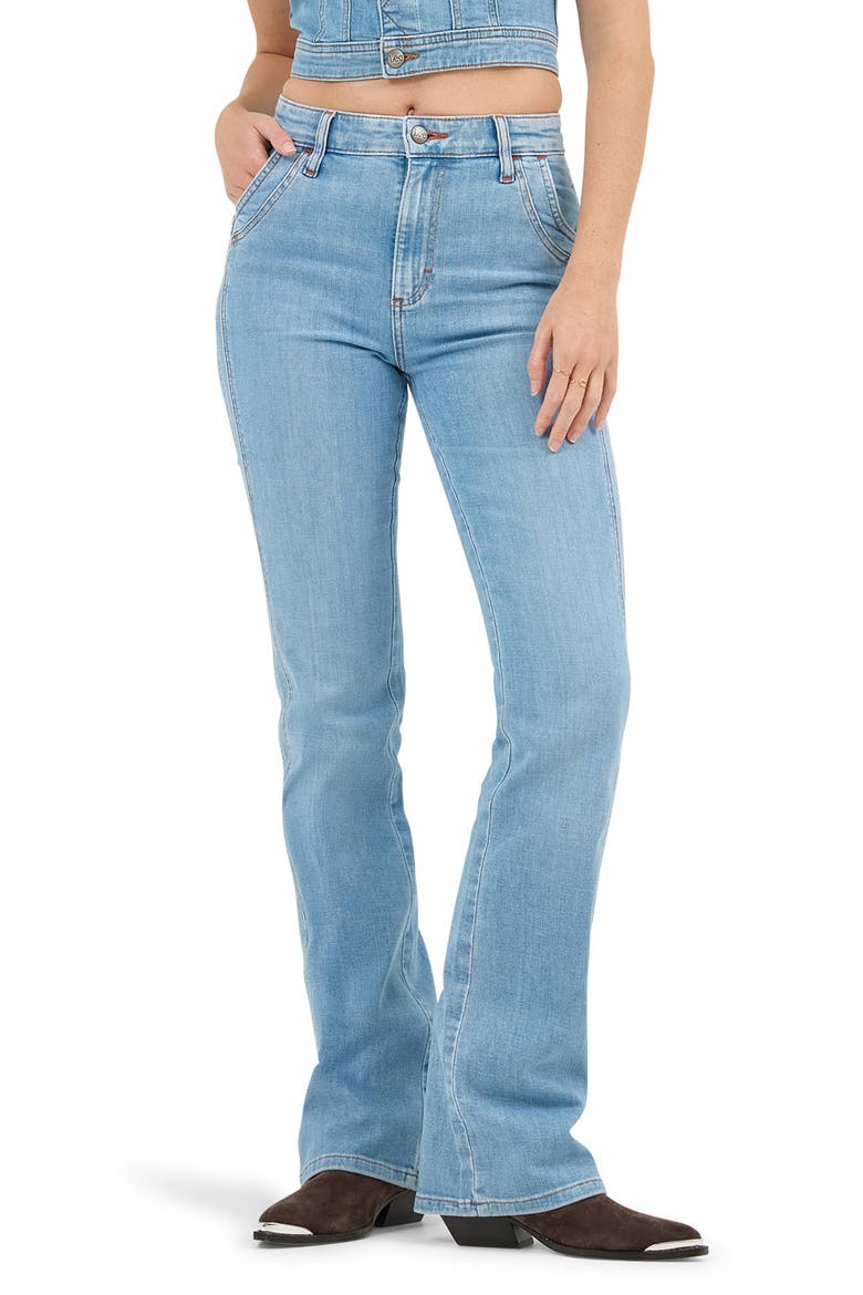High Waist Bootcut Jeans, Main, color, MINOR KEY