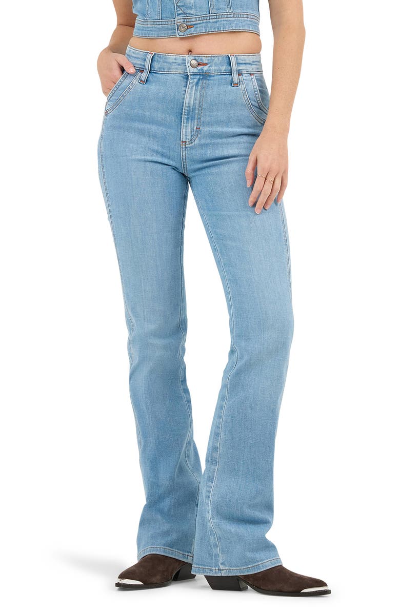 Lee High Waist Bootcut Jeans, Main, color, Minor Key