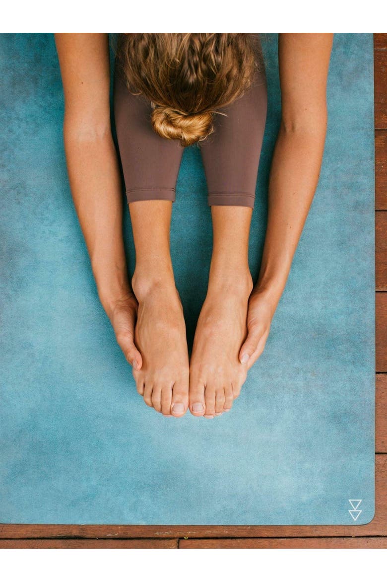 Combo Yoga Mat 5.5mm- 2-in-1, Alternate, color, Mandala Turquoise