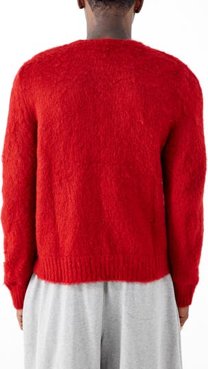 Brushed IF Embroidered Crewneck Sweater