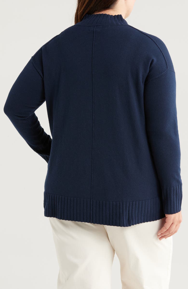 Caslon<sup>®</sup> Mock Neck Tunic Sweater, Alternate, color,