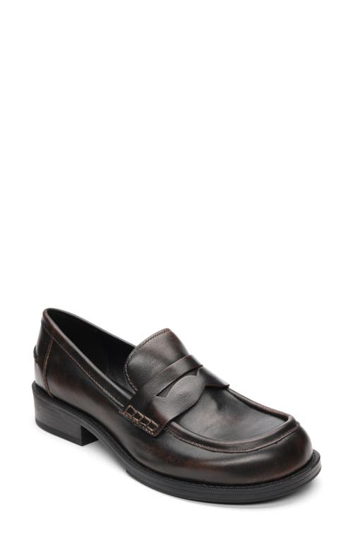 Ash Winona Penny Loafer In Black