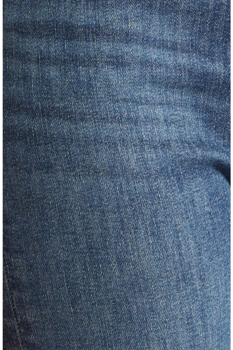 Milla High Waist Ankle Slim Straight Jeans, Alternate, color, ROADSIDE BLUE