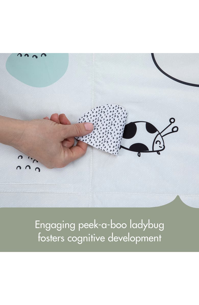 TINY LOVE Black & White Decor Collection XL Outdoor Mat, Alternate, color, Black And White