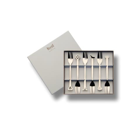 Evento Cake Fork Set - 6 Pieces