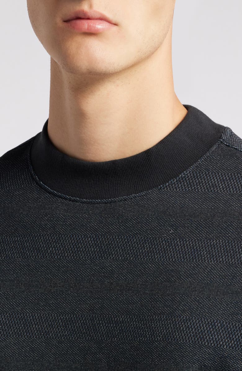 Robert Barakett Walcove Stripe Crewneck Sweatshirt, Alternate, color, Navy