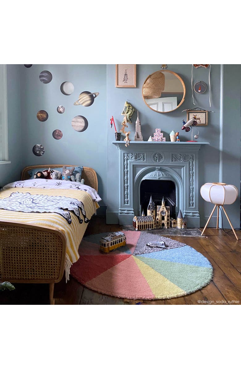 Lorena Canals Woolable Rug Abstract, Alternate, color, Natural, Honey , Pink , Blue