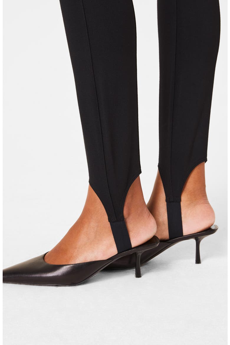 SPANXsupersmooth™ PerfectFit Ponte Stirrup Leggings, Alternate, color, CLASSIC BLACK