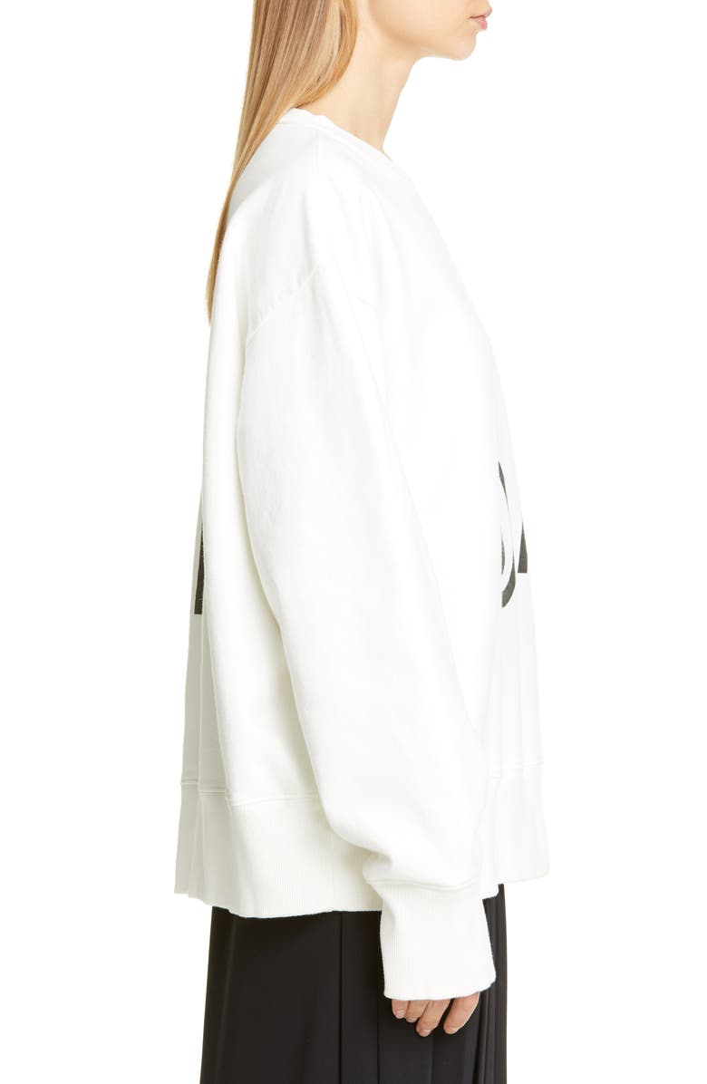 MM6 Maison Margiela Logo Sweatshirt, Alternate, color,